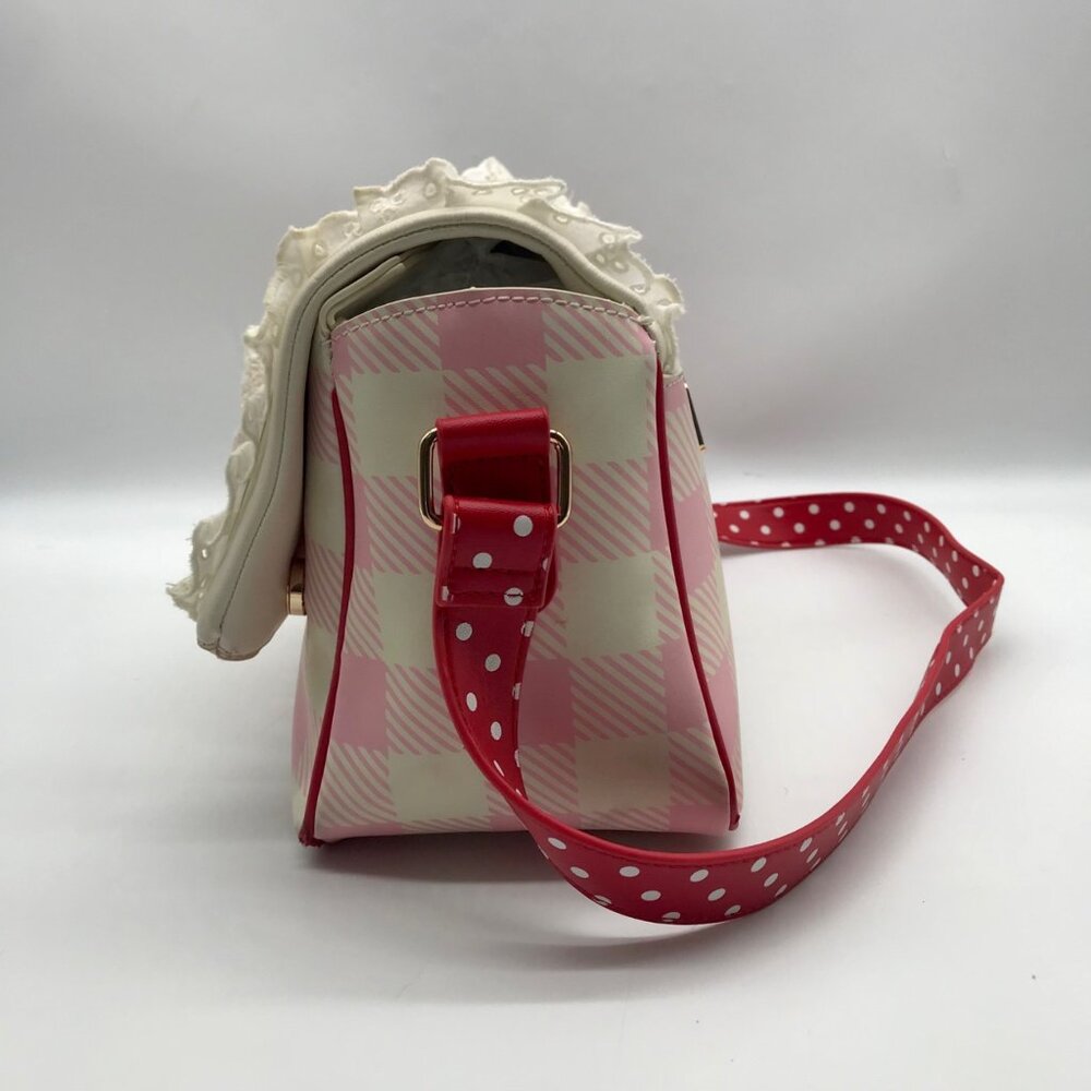 Strawberry Shortcake Polyester Gingham Bow Crossb… - image 4